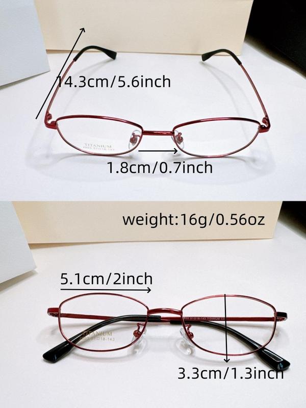 Women's Elegant Full Frame Eyeglasses, Trendy Casual Eyeglasses for Everyday Use, Fashion Accessories for Outdoor Activities