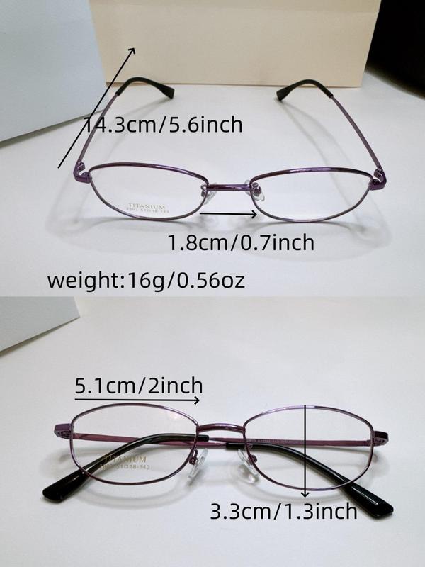 Women's Elegant Full Frame Eyeglasses, Trendy Casual Eyeglasses for Everyday Use, Fashion Accessories for Outdoor Activities