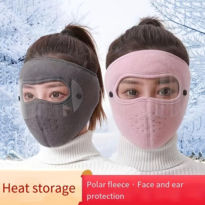 Colorful Thickened Mask, Windproof and Dustproof, Outdoor Riding Ear and Neck Protection, Warm and Breathable Wool Material, Camping Hiking Equipment