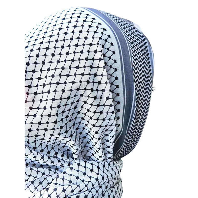 Keffiyeh Scarf - Lightweight - 65x28 Inches