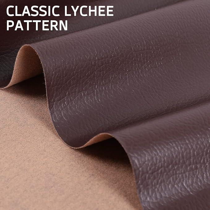 Waterproof Leather Repair Patch,  Self-Adhesive Leather Repair Patch Kit, Anti-UV for Car Furniture Sofa Boat Headliner Replacement Renovate