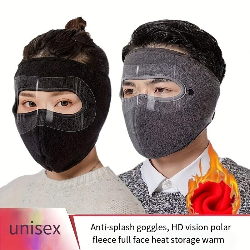 Colorful Thickened Mask, Windproof and Dustproof, Outdoor Riding Ear and Neck Protection, Warm and Breathable Wool Material, Camping Hiking Equipment