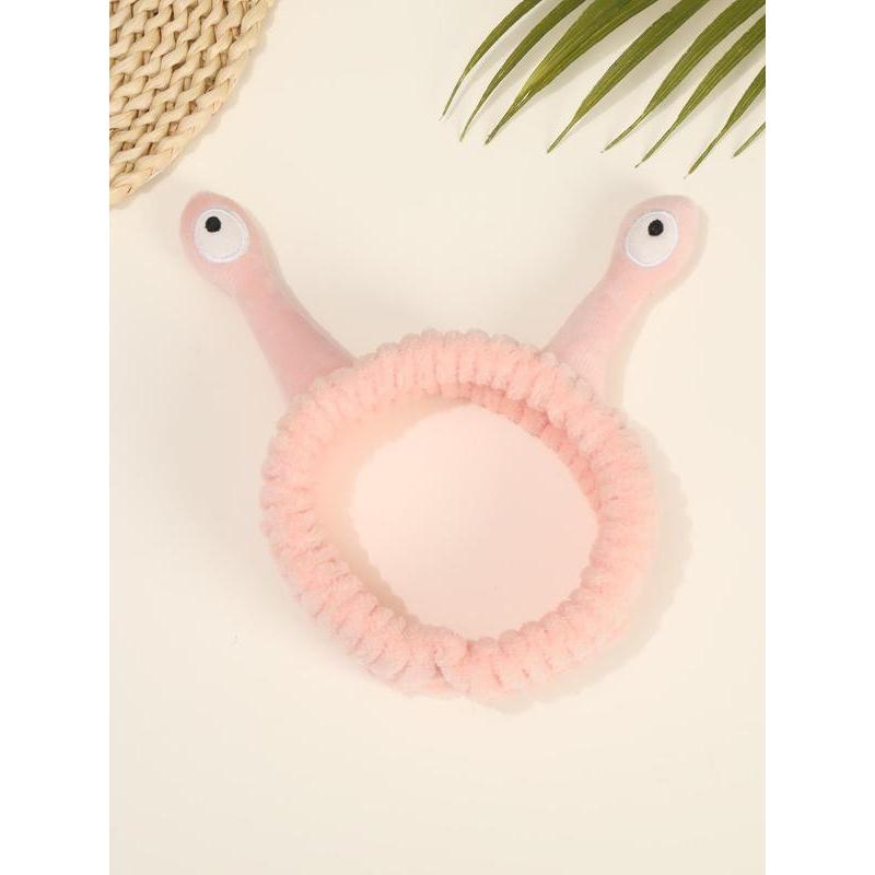 Cute Cartoon Snail Headband, Soft Face Washing Hair Band, Summer Hair Jewelry Accessories for Women & Girls, Eye Design Elastic Hair Band for Shower, Washing Face, Makeup, Skincare