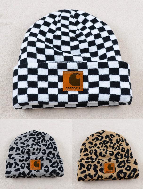 Trendy Checkerboard, Cow & Leopard Print Knit Beanie – Soft and Warm Plaid Hat for Men & Women, Y2K Style, Perfect for Couples & Skiing