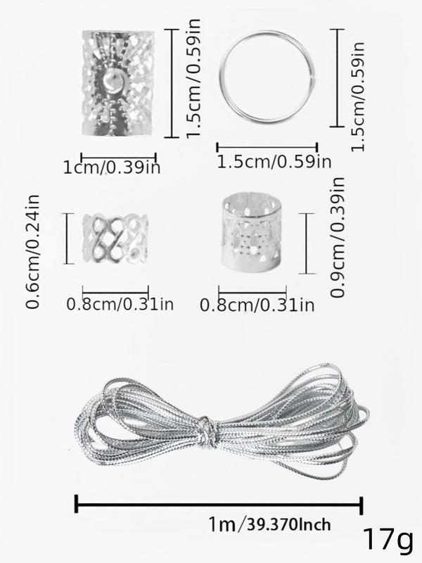 Hollow Out Design Hair Ring, 41pcs set Fashionable Hair Accessories for Women & Girls, Trendy All-match & Exquisite Hair Accessories for Daily Wear