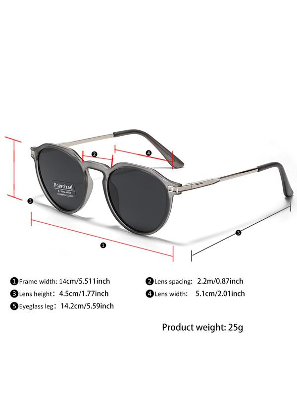 Unisex Simple Style Sunglasses, Trendy Casual Sunglasses for Travel Use, Fashion Accessories for Outdoor Activities