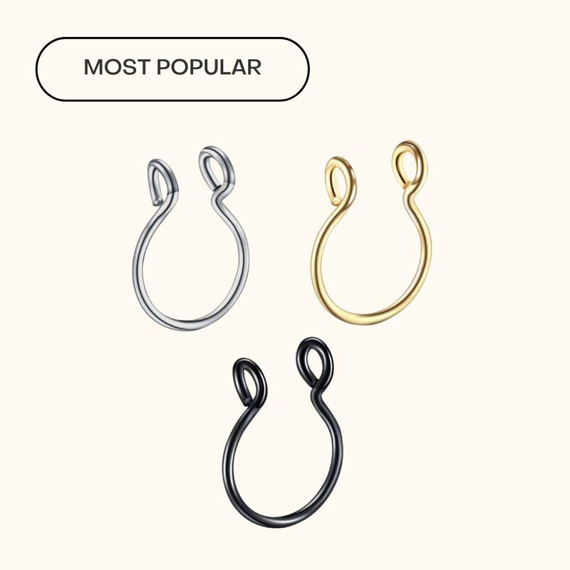 Faux Septum Nose Ring Clip