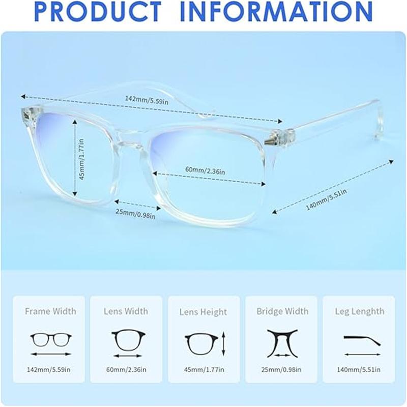 1 2 3Pack,men's and women's glasses,computer game phone TV glasses,simplecasual glasses,dailydecoration,fashionable work glasses,Blu-ray