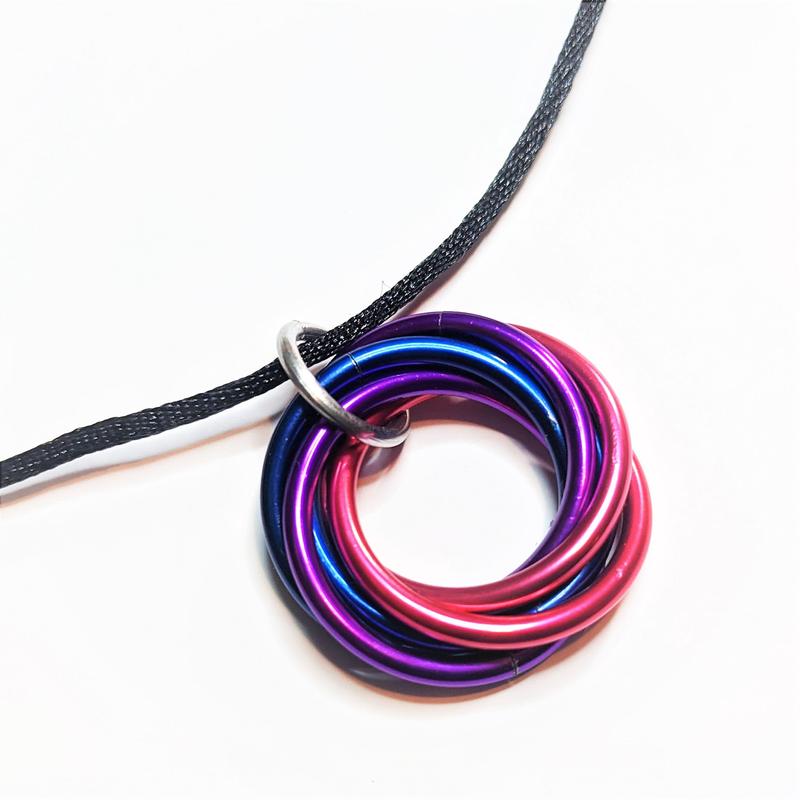 Möbii PRIDE - Discreet and Stylish Fidget Jewelry - Pride Flag Color combinations - by Steel Lynx