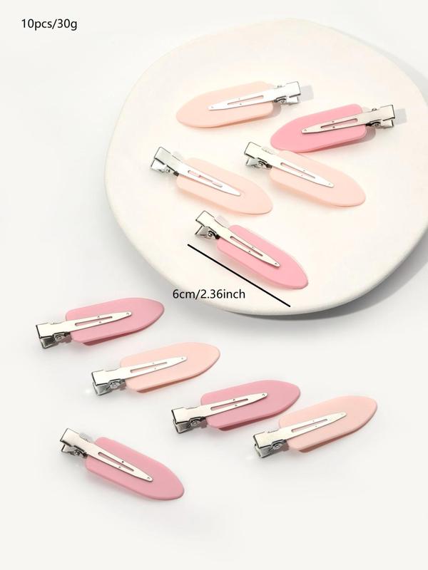 Spring Fall 2024 New Trendy No Trace Barrettes, Casual Matching Non-slip and Durable Plastic Hair Clips for Summer Vacation Beach for Women and Girls, Exquisite Versatile Back To School Accessories, Fall Outfits, Fall Freshness