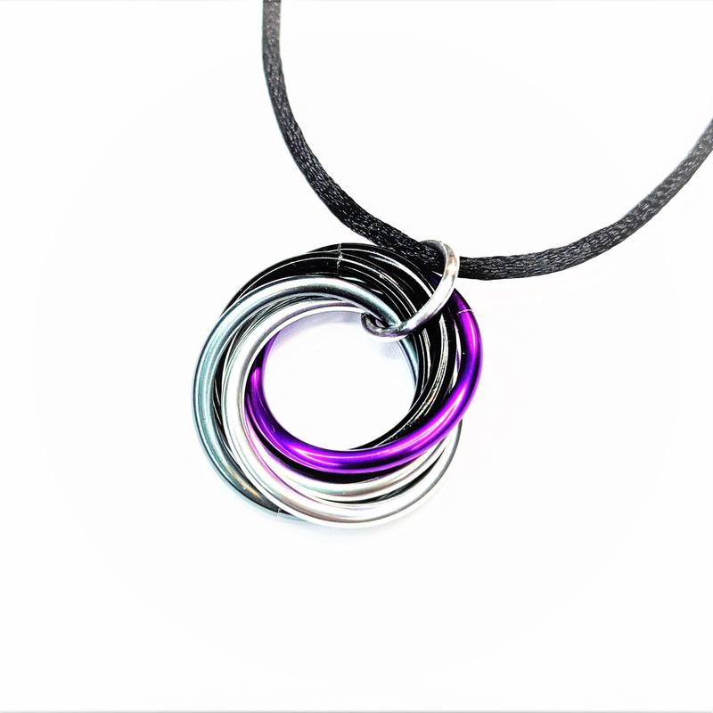 Möbii PRIDE - Discreet and Stylish Fidget Jewelry - Pride Flag Color combinations - by Steel Lynx