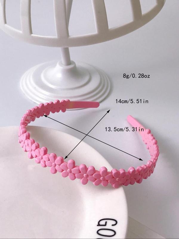 8pcs Non-slip Flower Shaped Design Hair Hoop, Casual Versatile Headband for Women, Trendy Accessories for Party and Daily Life for Shower Washing Face Makeup Skincare