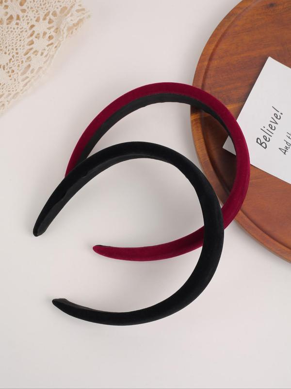 Women's Elegant Hair Hoop, Vintage Trendy Wide Band Hair Hoop, Chic All-match Hair Accessories for Hairstyle Decor