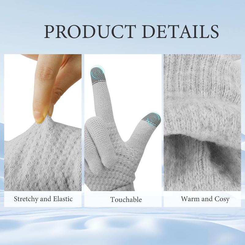 Gloves for Women Cold Weather, Winter Gloves Women, Touch Screen Gloves Women, Gifts Under 10 Dollars