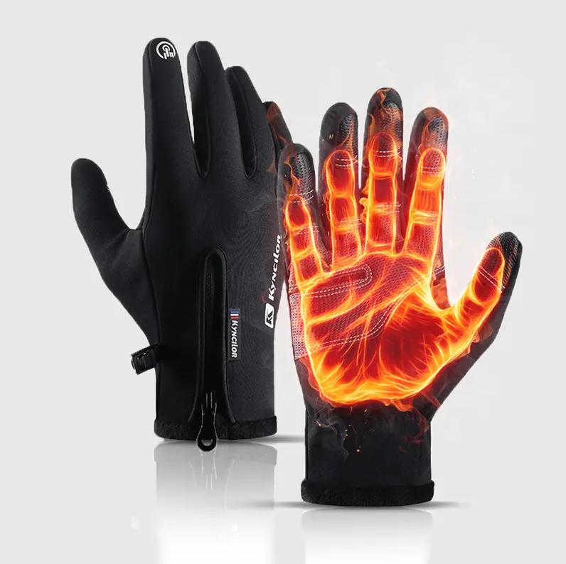 WindproofWinter Gloves Touchscreen GlovesThermal Warm Gloves for Men and Women Battery Powered