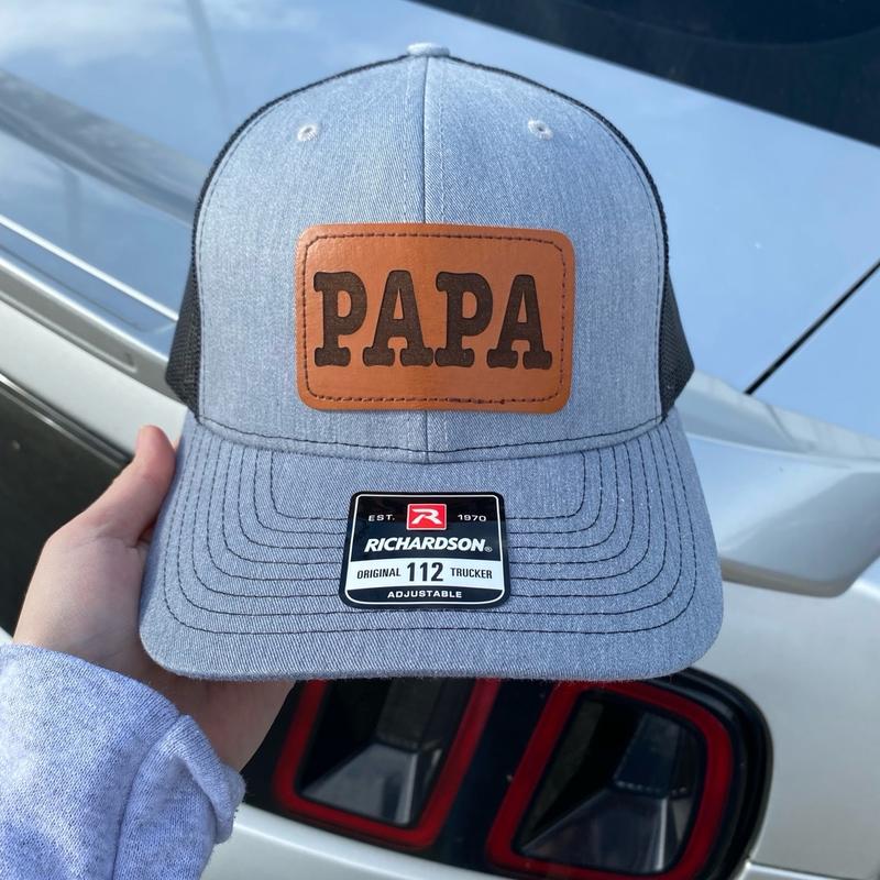 PAPA hat  Richardson 112,Flexfit,or Yp flatbill