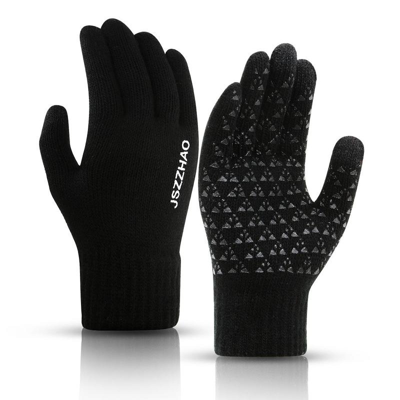 Warm Touch Screen Sports Gloves, Non-slip Thickened Gloves, Windproof & Breathable Gloves for Outdoor Cycling, Sports & Outdoor Clothing Accessories