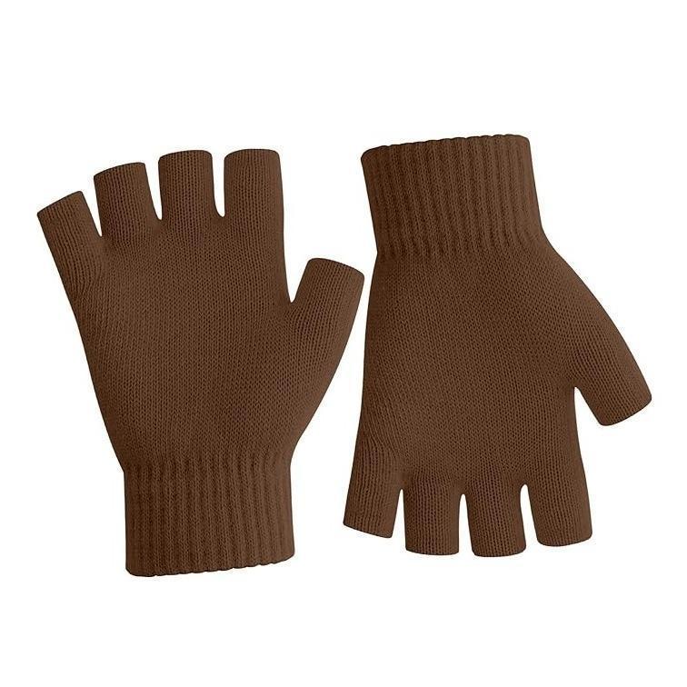 Fingerless Gloves for Women Men Winter Fingerless Mittens for Women Men Warm Knitted Gloves Typing Half Finger Gloves