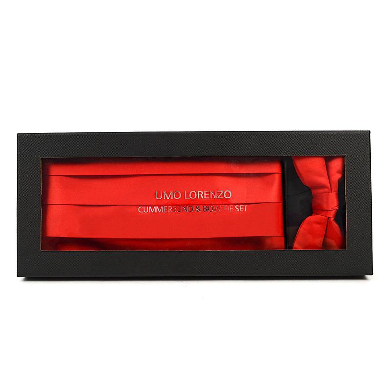 Men's Poly Satin Bow Tie and Cummerbund Sets