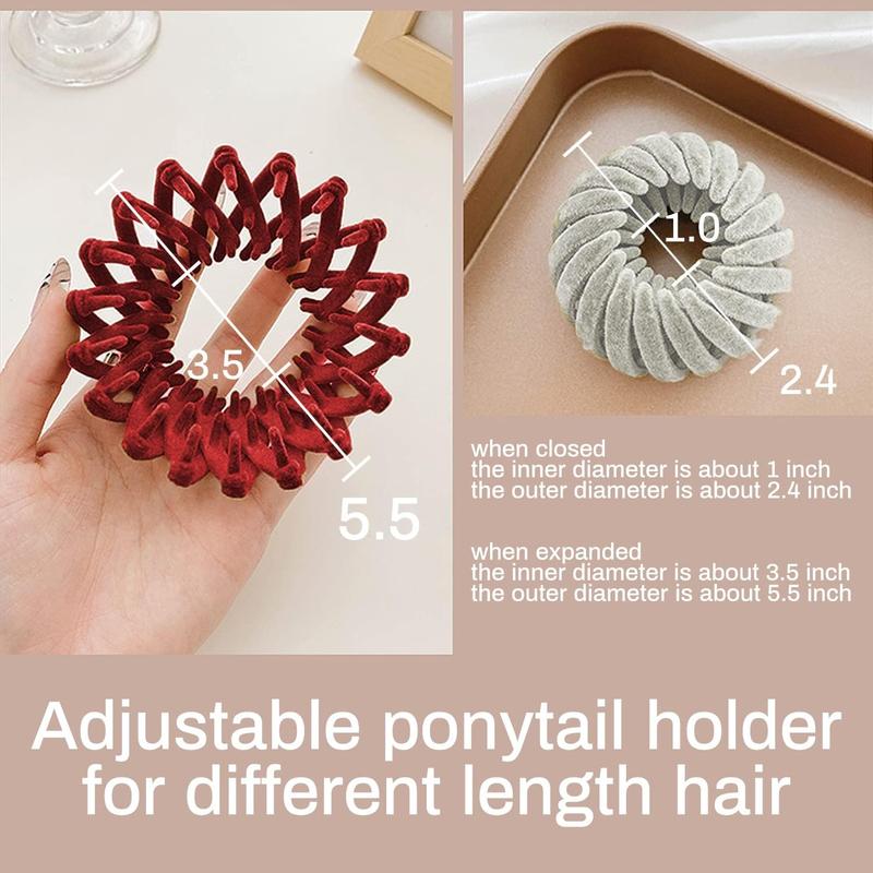 Birds Nest Hair Clip, Hair Accessories for Women,Hair Ties Hair Bun Maker Scrunchies for Thick Thin Hair,Hair Clips for Women,Ponytail Holders