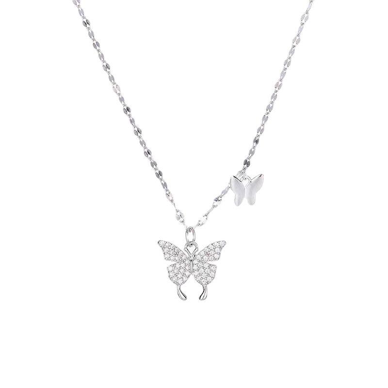 Elegant Butterfly  Necklace for Women, Fashion Jewelry Pendant Necklace for Mother's Day, Daily Clothing Decor, Trendy All-match & Exquisite Jewelry forMother's Day Gift for Mom