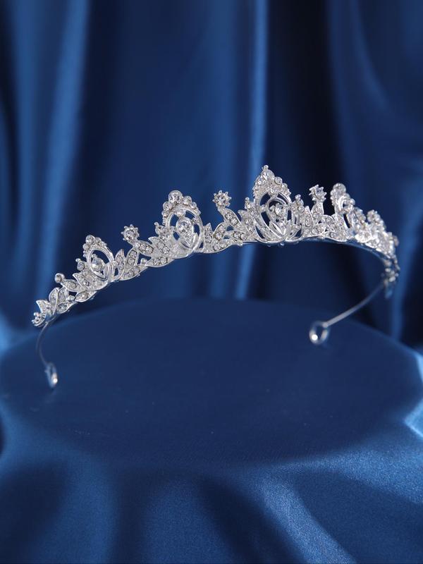 Rhinestone Crown for Wedding, Bridal Party Favor, Elegant Bridal Headwear for Wedding Bridal Party Formal Occasions, Fashion Hair Accessories for Women