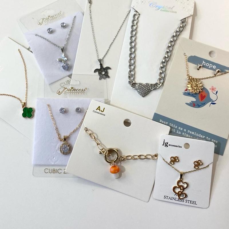 Mystery Jewelry Bundle Earrings Necklaces Bracelets Surprise Bag