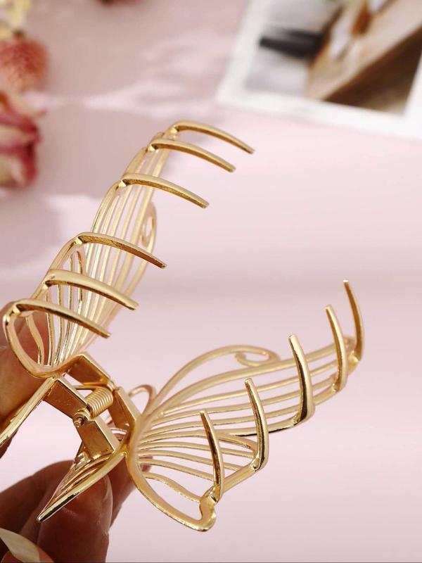 Women's Elegant Butterfly Design Hair Claw, Fashion Alloy Hair Claw for Daily Use, Temperament Hair Accessories