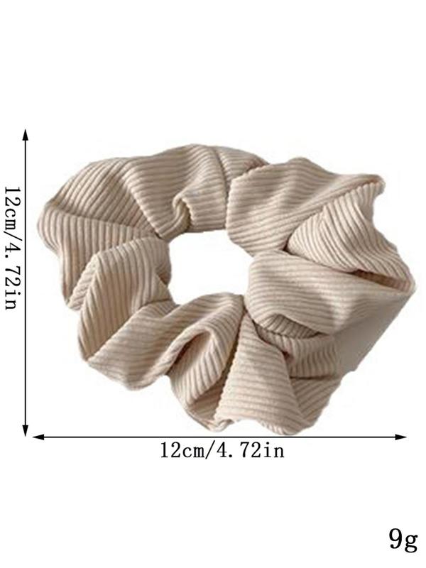 Mixed Color Scrunchie, Casual Simple Hair Accessories for Women & Girls, Minimalist Headwear Suitable for Thick Hair