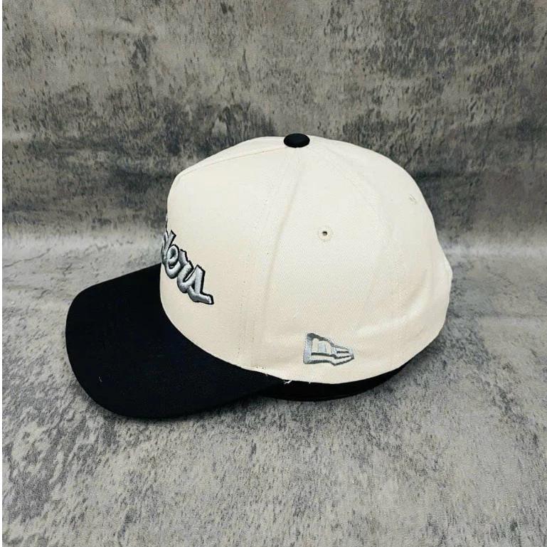 Fashionable Cream Raider Embroidered Baseball Cap – Unisex Snapback Design | Perfect Gift for Boyfriend, Girlfriend, Birthday Gift