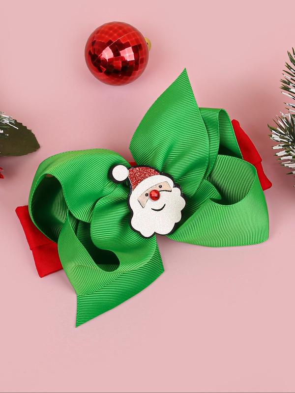 Cute Bowknot Design Hair Band, Christmas Themed Hair Accessories for Women & Girls, Minimalist Headwear Suitable for Thick Hair