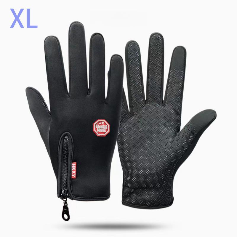 Windproof Winter Gloves, 1 Pair Waterproof Anti-slip Touchscreen Gloves, Thermal Warm Gloves for Men and Women, Perfect for Outdoor Activities, Christmas Gift