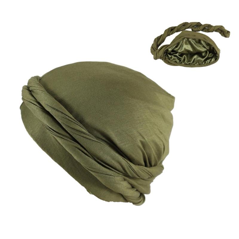 Unisex Halo Turban with Satin-Lined Design