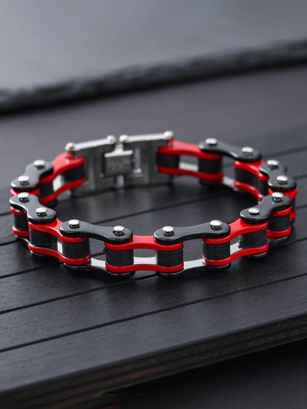 Punk Style Chain Summer Bracelet, Fashionable Hand Jewelry for Men for Party, Daily Clothing Decor, Trendy Hand Chain Jewelry for Birthday Gift, Gf and Bf Bracelets