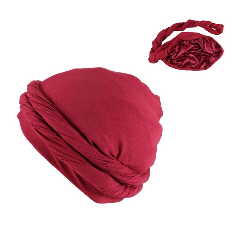 Unisex Halo Turban with Satin-Lined Design