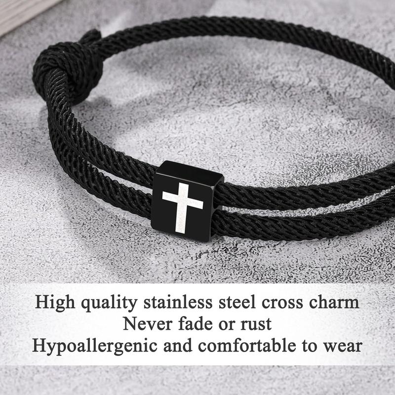 Cross Bracelet,Gift for Son,a perfect Gift from Mom,Birthday Graduation Easter Gifts