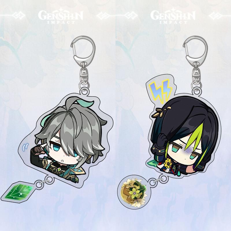 Genshin Impact Keychain Genshin Impact Charm Keychain cute keychain