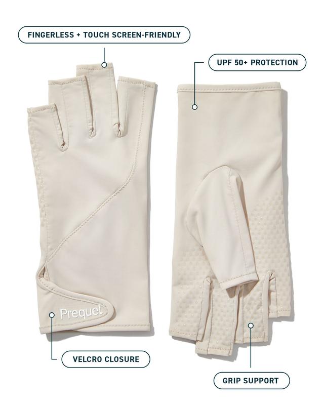 FINGERLESS SUN GLOVES - UPF 50+