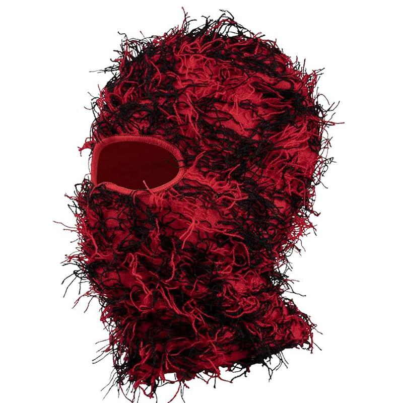 Balaclava Distressed Ski Mask,KnittedFull Face Mask Beanie Cap WinterNeck Warmer for Men Women OneSize Fits AIl