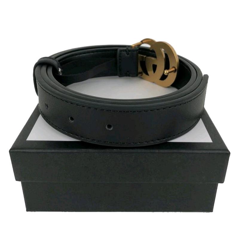 Unisex Black Leather Belt with Gold Buckle for Fashion Accessory - Handmade Classic Design