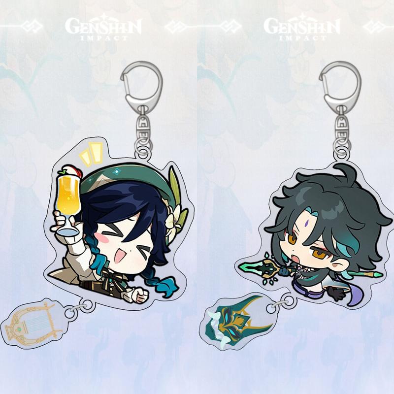 Genshin Impact Keychain Genshin Impact Charm Keychain cute keychain