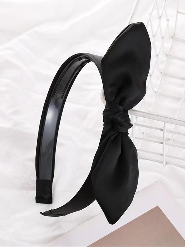 Women's Elegant Bowknot Design Hair Hoop, Cute Trendy Hair Hoop, Fashionable Hair Accessories for Daily & Party Decoration