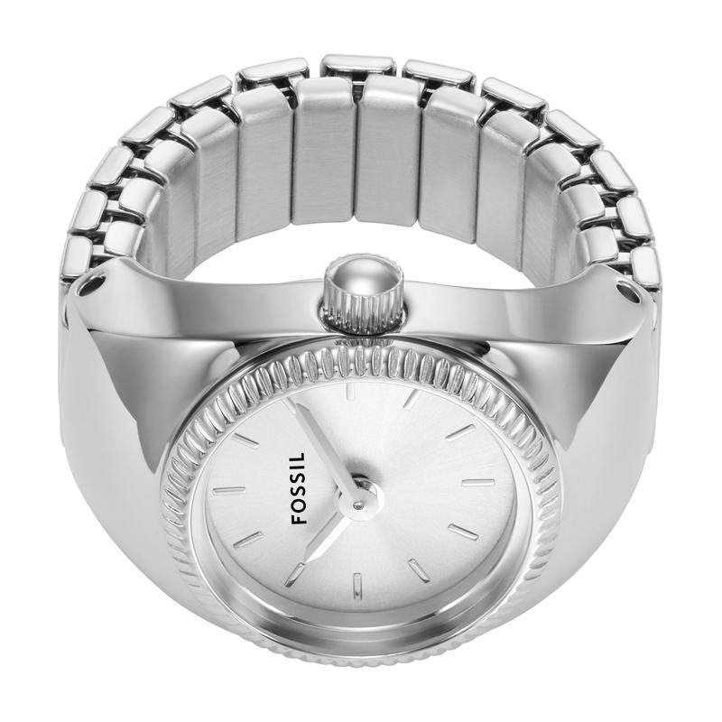 Fossil Women's Watch Ring Two-Hand, Stainless Steel Watch