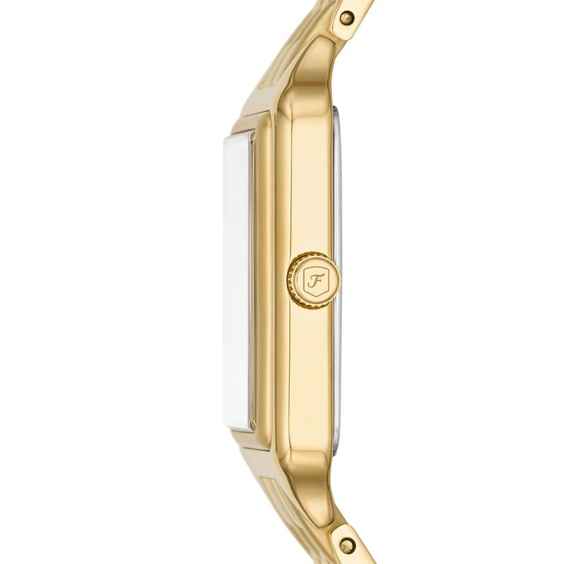 Fossil Women's Raquel Three-Hand Date, Gold-Tone Stainless Steel Watch