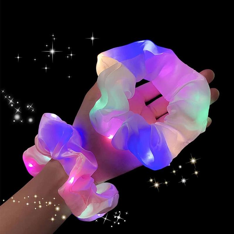 Luminous Hairband, 2 Counts Glowing LED Fluorescent Party Headband Decorations, Party Accessories for Christmas Party