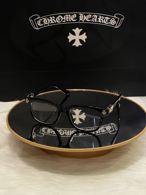 Chrome Hearts Cox Ucker Eyeglass Frames for Men and Women with Oval Full Rim in European Style | Strong and fashionable | High quality plastic glasses frames | Fashion design | Trends | Gifts for men and women