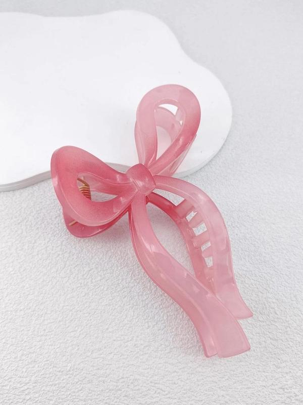 Cute Bowknot Design Hair Claw, Elegant Hair Accessories for Women & Girls, Minimalist Headwear Suitable for Thick Hair