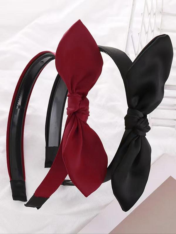 Women's Elegant Bowknot Design Hair Hoop, Cute Trendy Hair Hoop, Fashionable Hair Accessories for Daily & Party Decoration