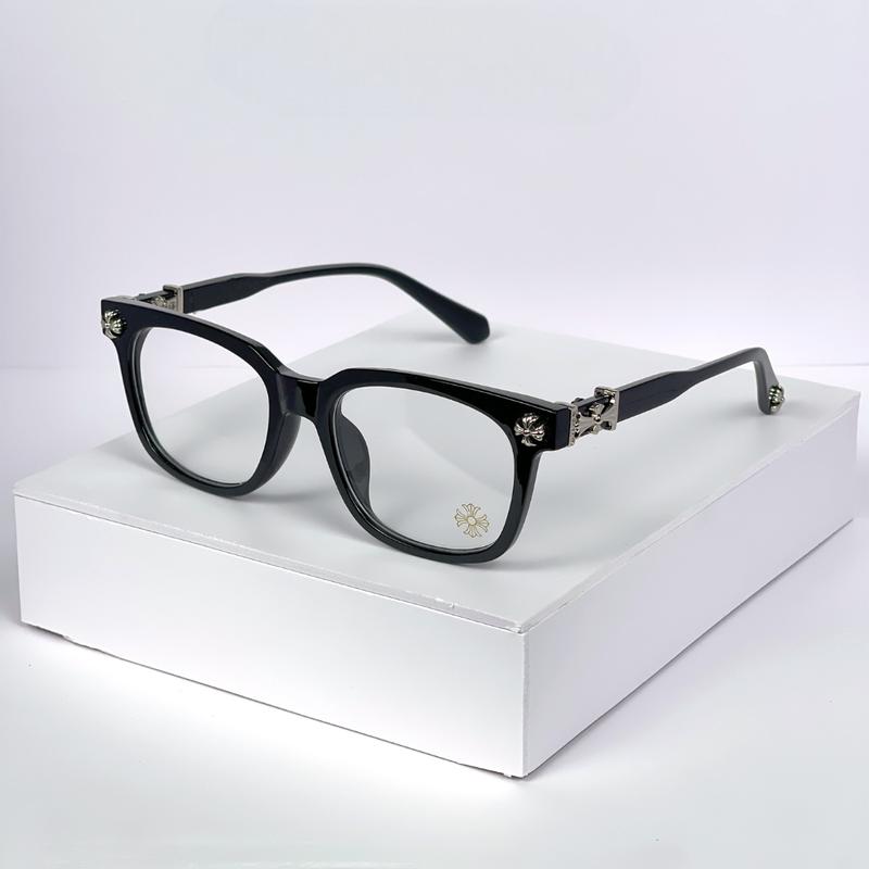 Chrome Hearts Cox Ucker Eyeglass Frames for Men and Women with Oval Full Rim in European Style | Strong and fashionable | High quality plastic glasses frames | Fashion design | Trends | Gifts for men and women