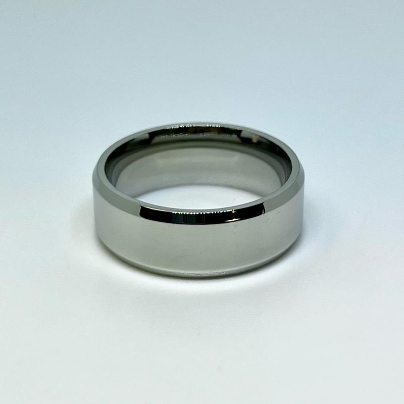 Classic Polished Stainless Steel 8mm Ring Jewelry